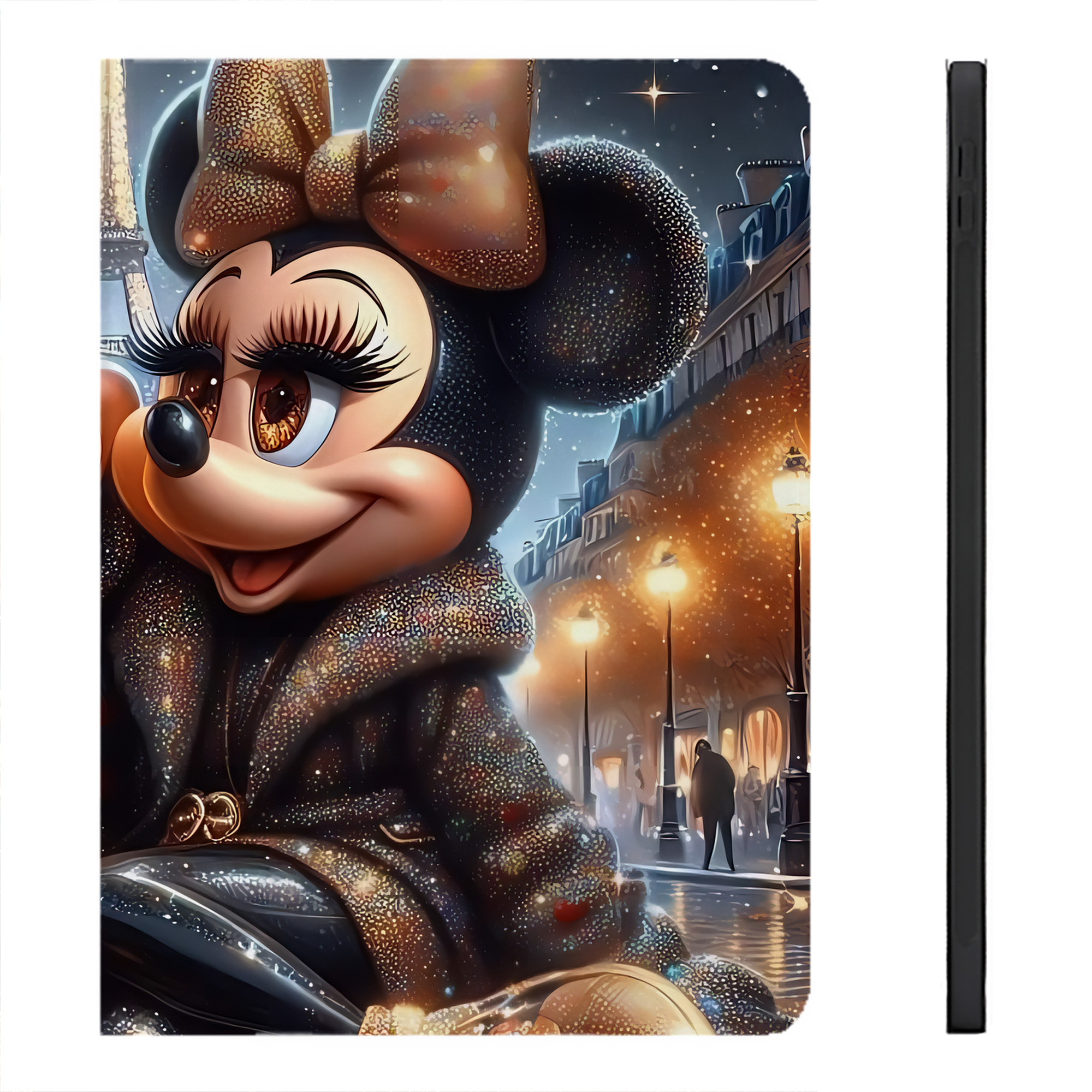 （画像用） ミッキーマウス Mickey Mouse IPadケース ペンホルダー付き ブックスタイルデザイン